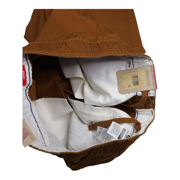 Levis XX Chino Joggers Elastic Waist Drawstring Pants Tapered Leg Mens Size S - Picture 6 of 12